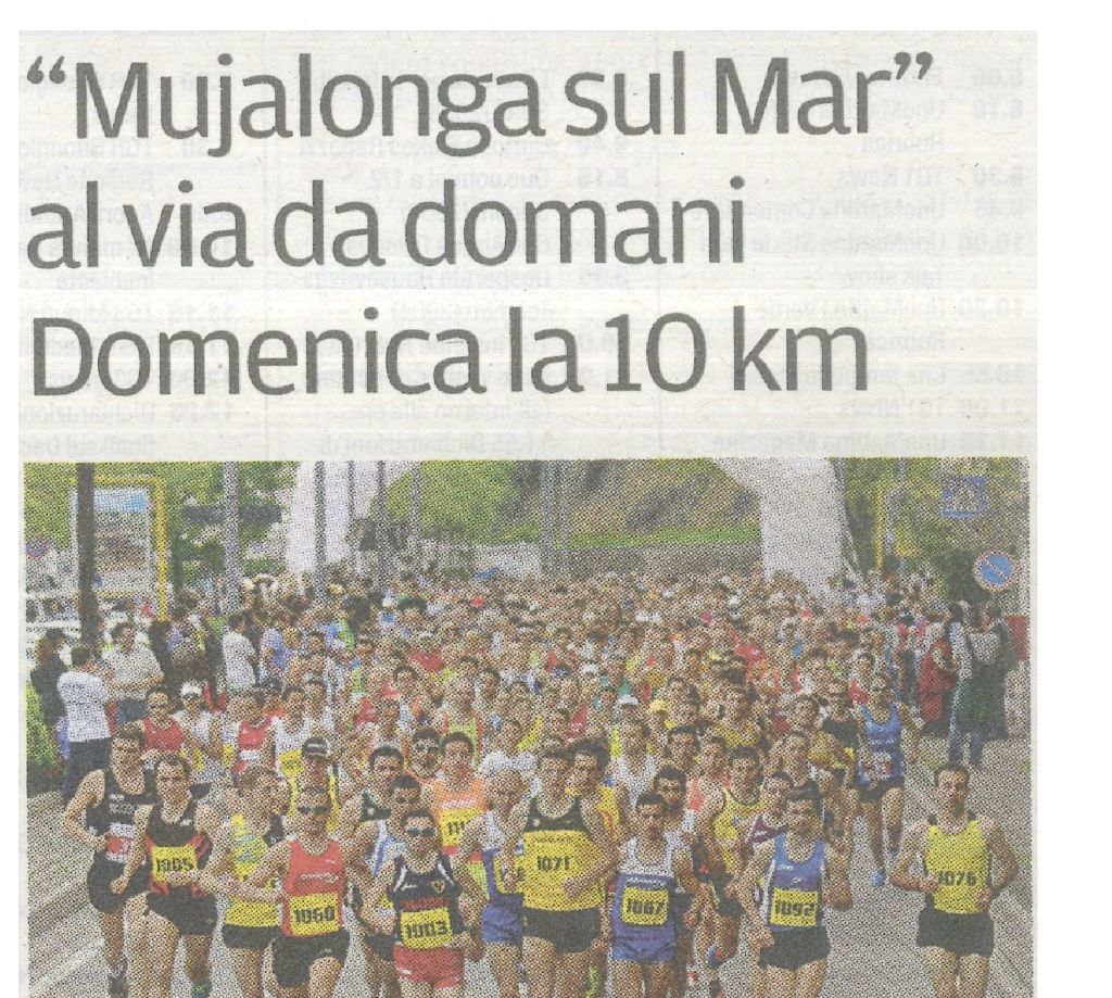 Comincia domani l’undicesima “Mujalonga Sul Mar”